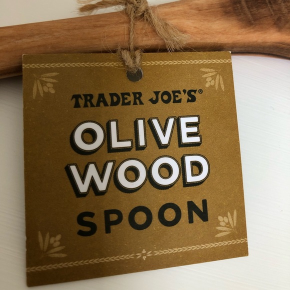 Vintage Wood Lazy Susan & NWT Trader Joe’s Spoon - Picture 7 of 8